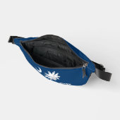 サウスカロライナバッグ、愛国者、サウスカロライナ州旗 ファニーパック (見開き)