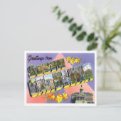 サウスカロライナヴィンテージ大文字葉書 ポストカード (スタンド正面)