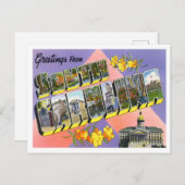 サウスカロライナヴィンテージ大文字葉書 ポストカード (正面/裏面)