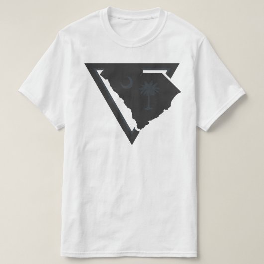 サウスカロライナ三角形 Tシャツ (デザイン正面)