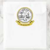 サウスカロライナ印 ラウンドシール (バッグ)