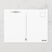 サウスカロライナ小さなブルーヘロン葉書 ポストカード (裏面)