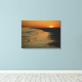 サウスカロライナ島サリバン島 キャンバスプリント (インサイチュ (ウッドフロア))