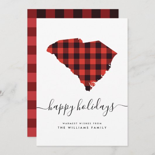 サウスカロライナ州からのハッピーホリデー (正面/裏面)