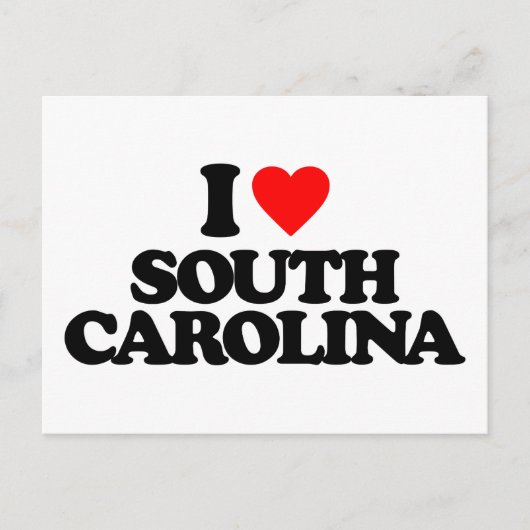 サウスカロライナ州が大好き ポストカード (正面)