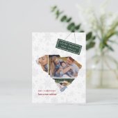 サウスカロライナ州の休日の引越しのお知らせ シーズンポストカード (スタンド正面)