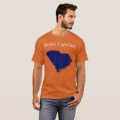 サウスカロライナ州の州間高速道路 [ネイビーブルーデザイン] Tシャツ (正面フル)