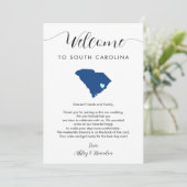 サウスカロライナ州の結婚歓迎の旅程 (スタンド正面)