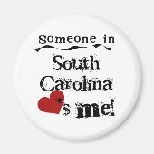 サウスカロライナ州の誰かが私を愛している マグネット (正面)