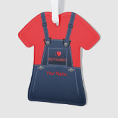 サウスカロライナ州オーバーオールオーナメント オーナメント (正面)