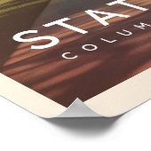 サウスカロライナ州キャピトルコロンビア ポスター (角)