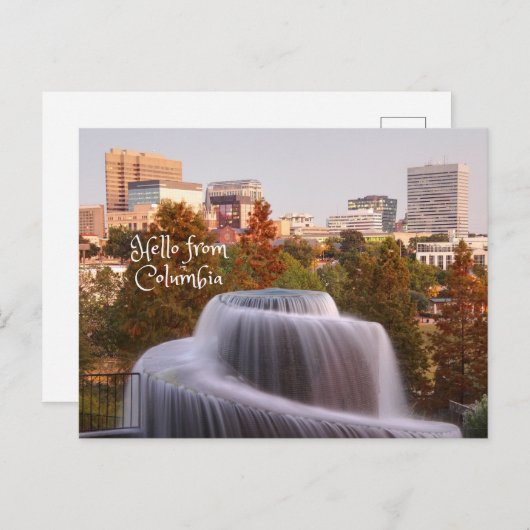 サウスカロライナ州コロンビアからこんにちは ポストカード (正面/裏面)