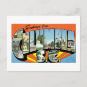 サウスカロライナ州コロンビアからの挨拶！ ポストカード (正面)