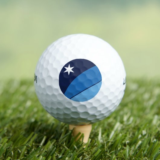 サウスカロライナ州コロンビア国旗 ゴルフボール (インサイチュ 木)