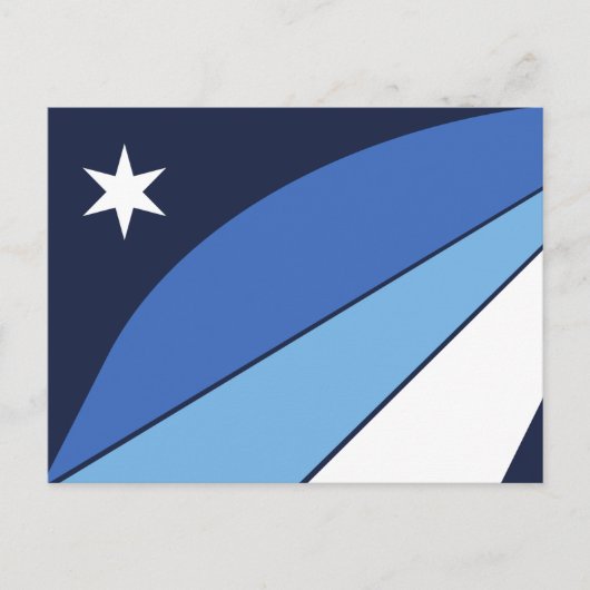 サウスカロライナ州コロンビア州旗はがき ポストカード (正面)