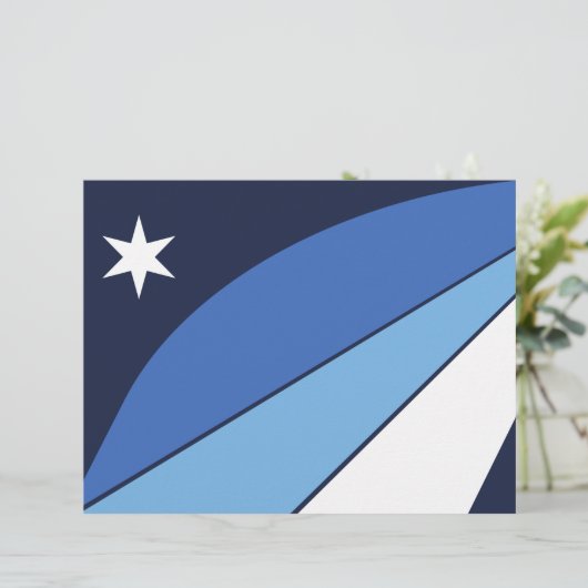 サウスカロライナ州コロンビア州旗を持つレターヘッド レターヘッド (スタンド正面)