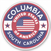 サウスカロライナ州コロンビア シール (正面)