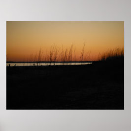 サウスカロライナ州サリバン島のトワイライト ポスター