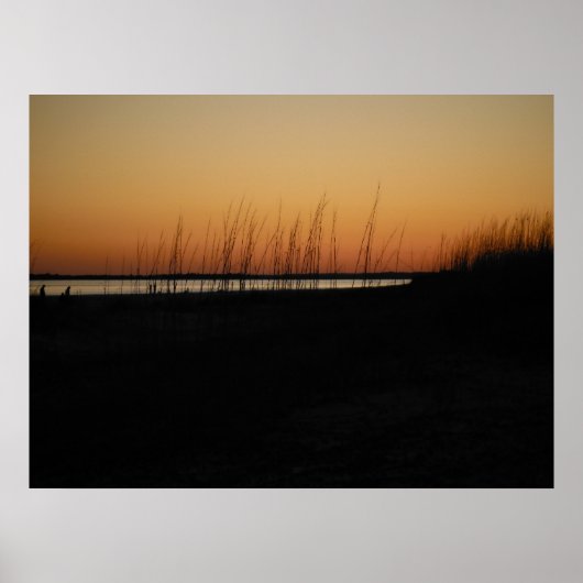 サウスカロライナ州サリバン島のトワイライト ポスター (正面)