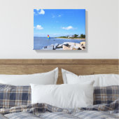 サウスカロライナ州サリバン島 キャンバスプリント (インサイチュ (寝室))