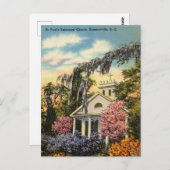 サウスカロライナ州セントポーラス教会 ポストカード (正面/裏面)