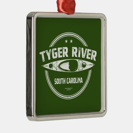 サウスカロライナ州タイガー川 メタルオーナメント (右)