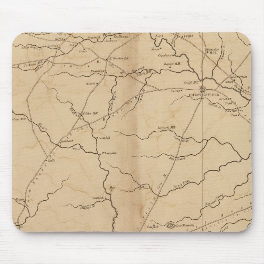 サウスカロライナ州チェスターフィールド地区 マウスパッド (正面)