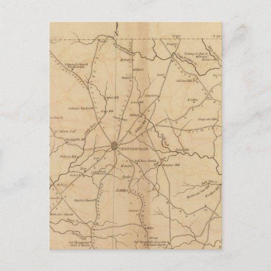 サウスカロライナ州チェスター郡 ポストカード (正面)