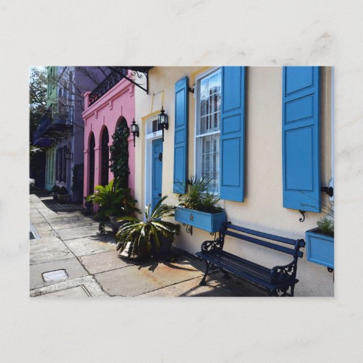 サウスカロライナ州チャールストンの虹の色 ポストカード (正面)