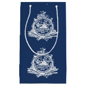 サウスカロライナ州チャールストン国旗スモール抱き枕 スモールペーパーバッグ (正面)