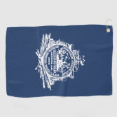 サウスカロライナ州チャールストン国旗 ゴルフタオル (横)