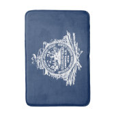 サウスカロライナ州チャールストン国旗 バスマット (正面縦)