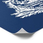 サウスカロライナ州チャールストン国旗 ポスター (角)