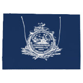 サウスカロライナ州チャールストン国旗 ラージペーパーバッグ (裏面)