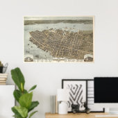 サウスカロライナ州チャールストン1872 ポスター (ホームオフィス)