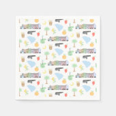 サウスカロライナ州ナプキンス スタンダードカクテルナプキン (正面)