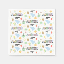 サウスカロライナ州ナプキンス スタンダードカクテルナプキン