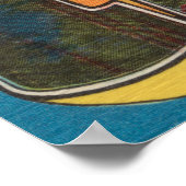 サウスカロライナ州ニューベリー – ラージ・レター・シーン ポスター (角)