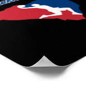 サウスカロライナ州バスケットボール（米国カラー） ポスター (角)