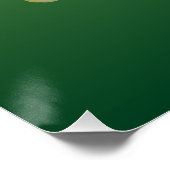 サウスカロライナ州バード&フラワー ポスター (コーナー)