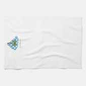 サウスカロライナ州パームツリーポパーソナライズされたルカ キッチンタオル (横)