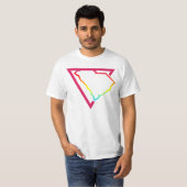 サウスカロライナ州ピンク色の三角形 Tシャツ (正面フル)