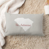 サウスカロライナ州ファミリースロー ランバークッション (ブランケット)