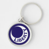 サウスカロライナ州フォートモールトリ国旗 キーホルダー (正面)