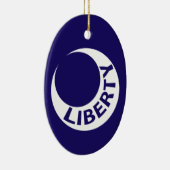 サウスカロライナ州フォートモールトリ国旗 セラミックオーナメント (右)