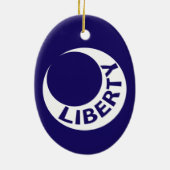 サウスカロライナ州フォートモールトリ国旗 セラミックオーナメント (裏面)