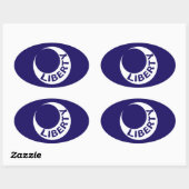 サウスカロライナ州フォートモールトリ国旗。 楕円形シール (シート)