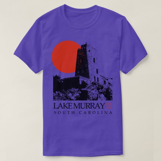 サウスカロライナ州マレー湖 Tシャツ (デザイン正面)