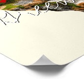 サウスカロライナ州写真の挿入と町名 ポスター (角)