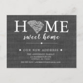 サウスカロライナ州州の引越し発表ポストカード 案内ポストカード (正面)